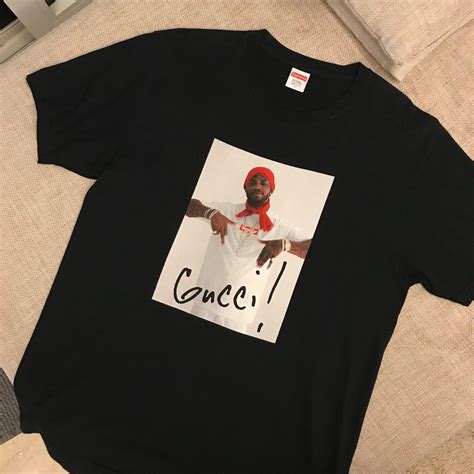 gucci gürtel supreme|supreme Gucci mane tee black.